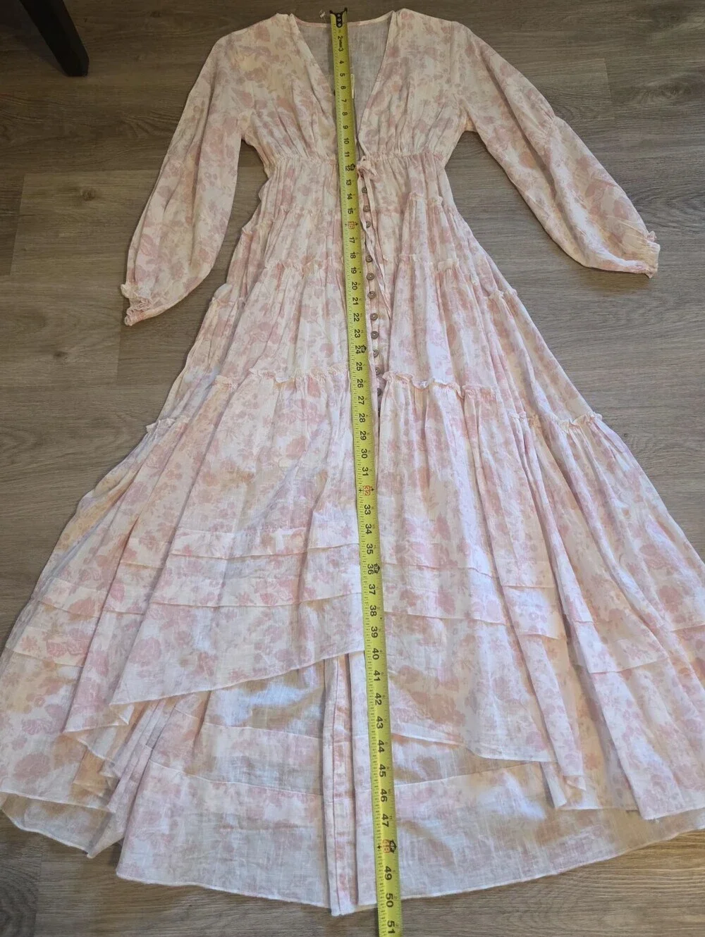 Free People Pappiet Floral MIDI Dress White Size XS 1760